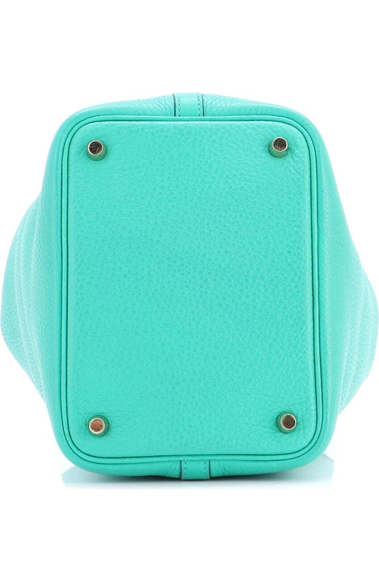 Pre-Owned Hermes Picotin Lock Bag Clemence PM, Alternate, color, Menthe