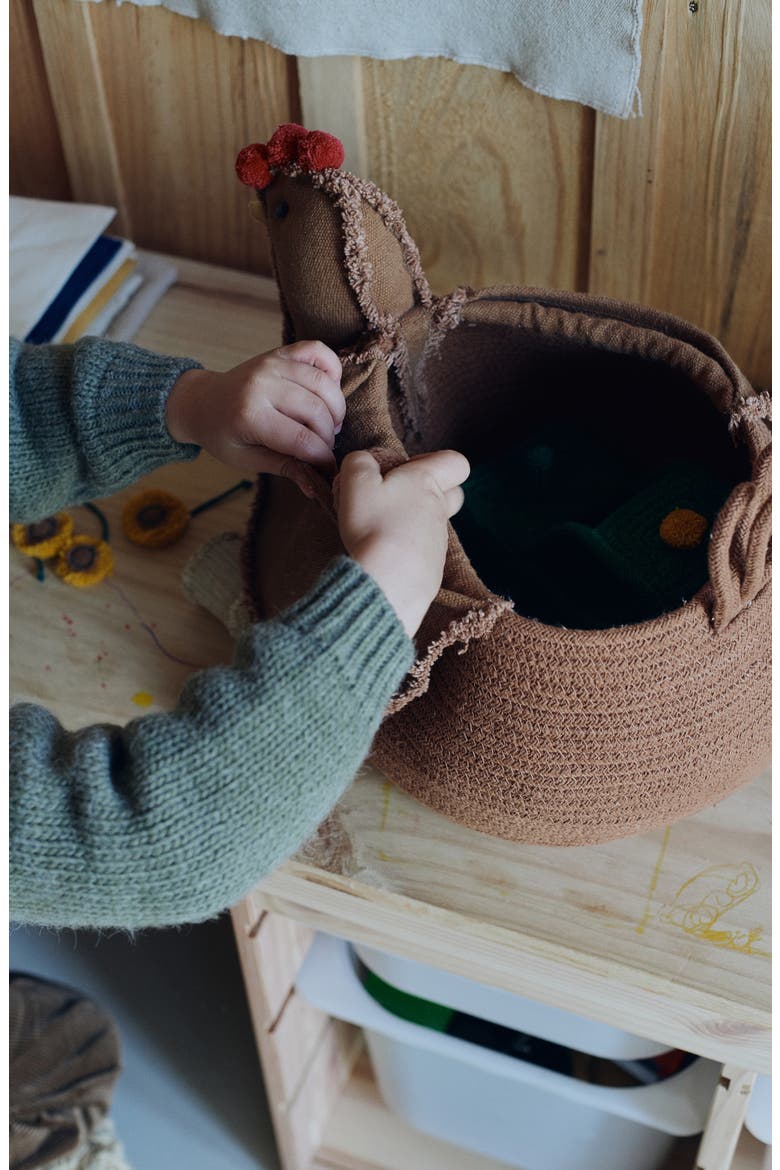 Chicken Basket, Alternate, color, TOFFEE RED DARK GREY HONEY