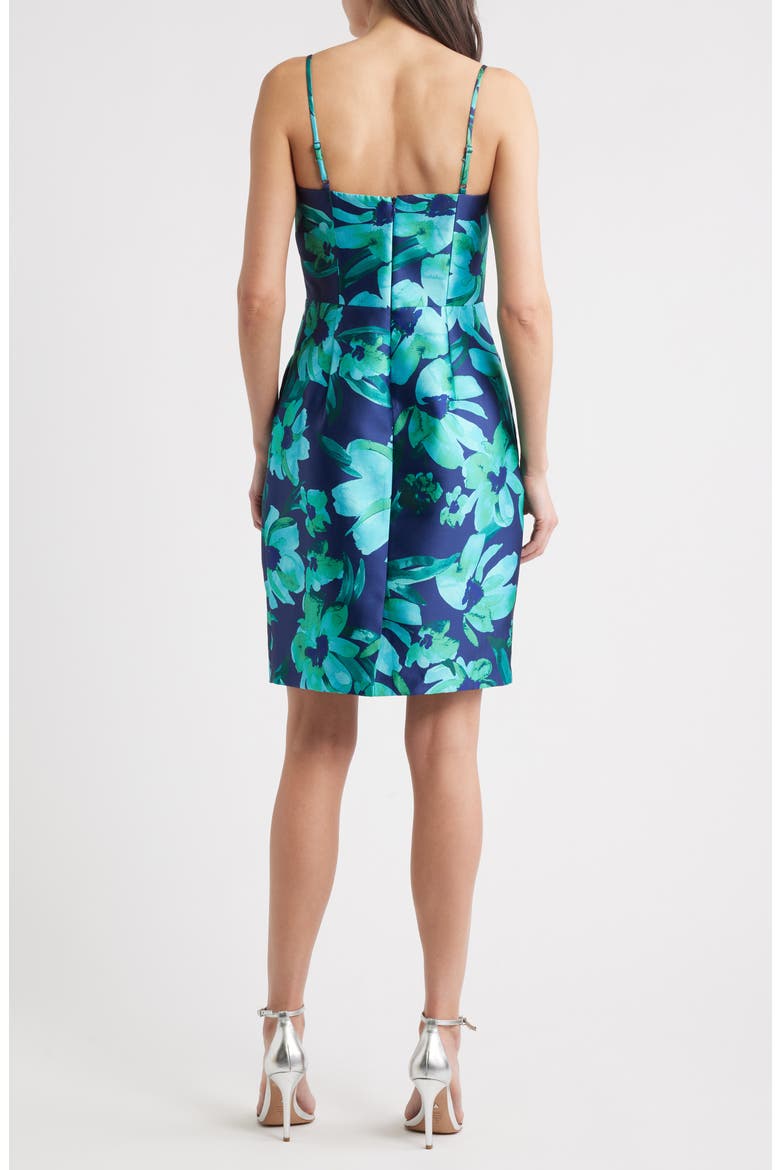 Floral Sheath Dress, Alternate, color, NAVY MULTI
