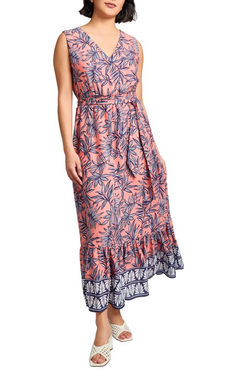 Jones New York Sleeveless Smocked Waist Maxi Dress