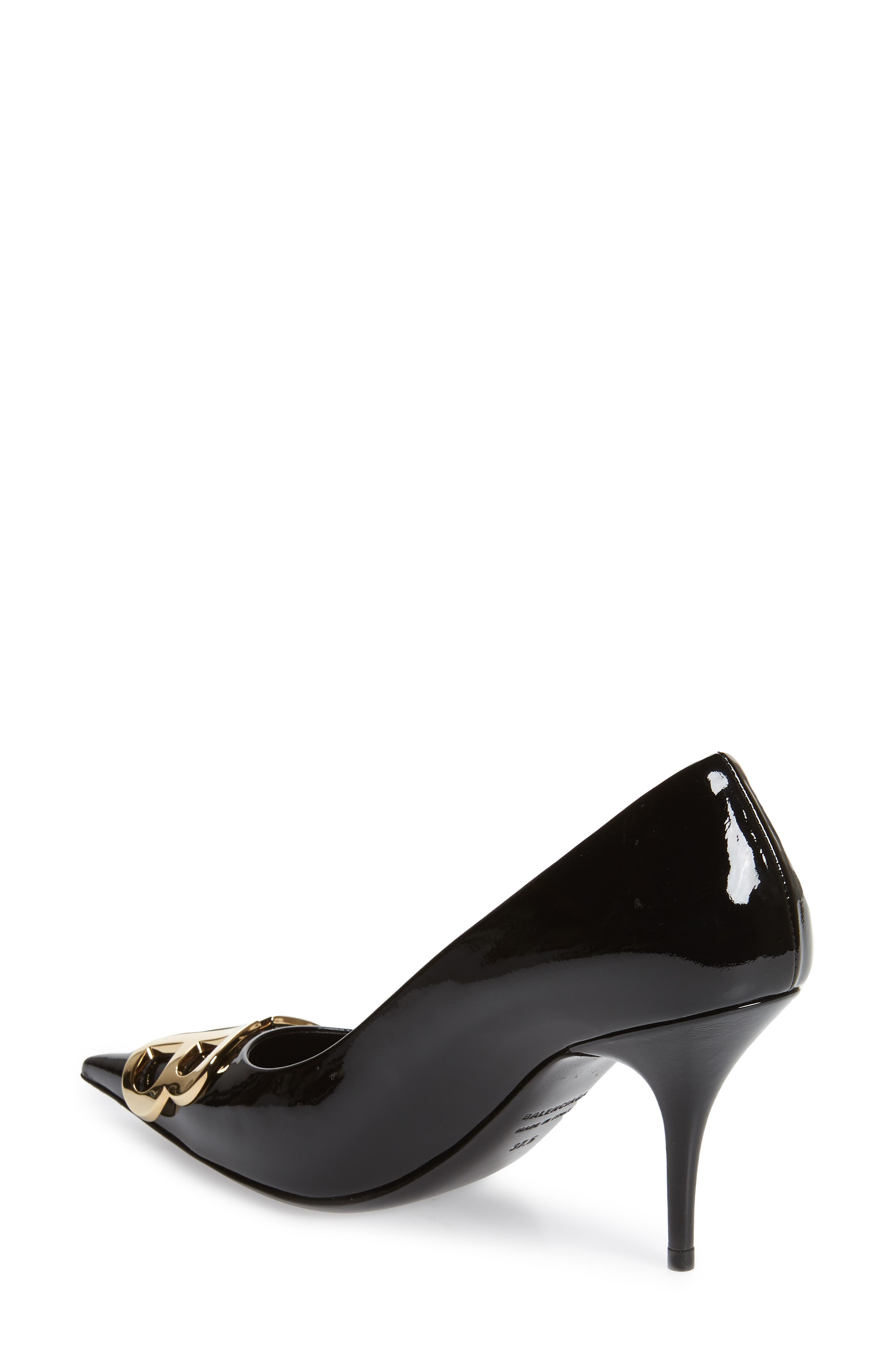 Balenciaga BB Pointy Toe Pump, Alternate, color, 