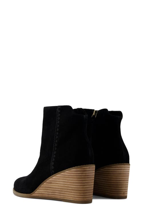 Toms Joanna Wedge Bootie In Black