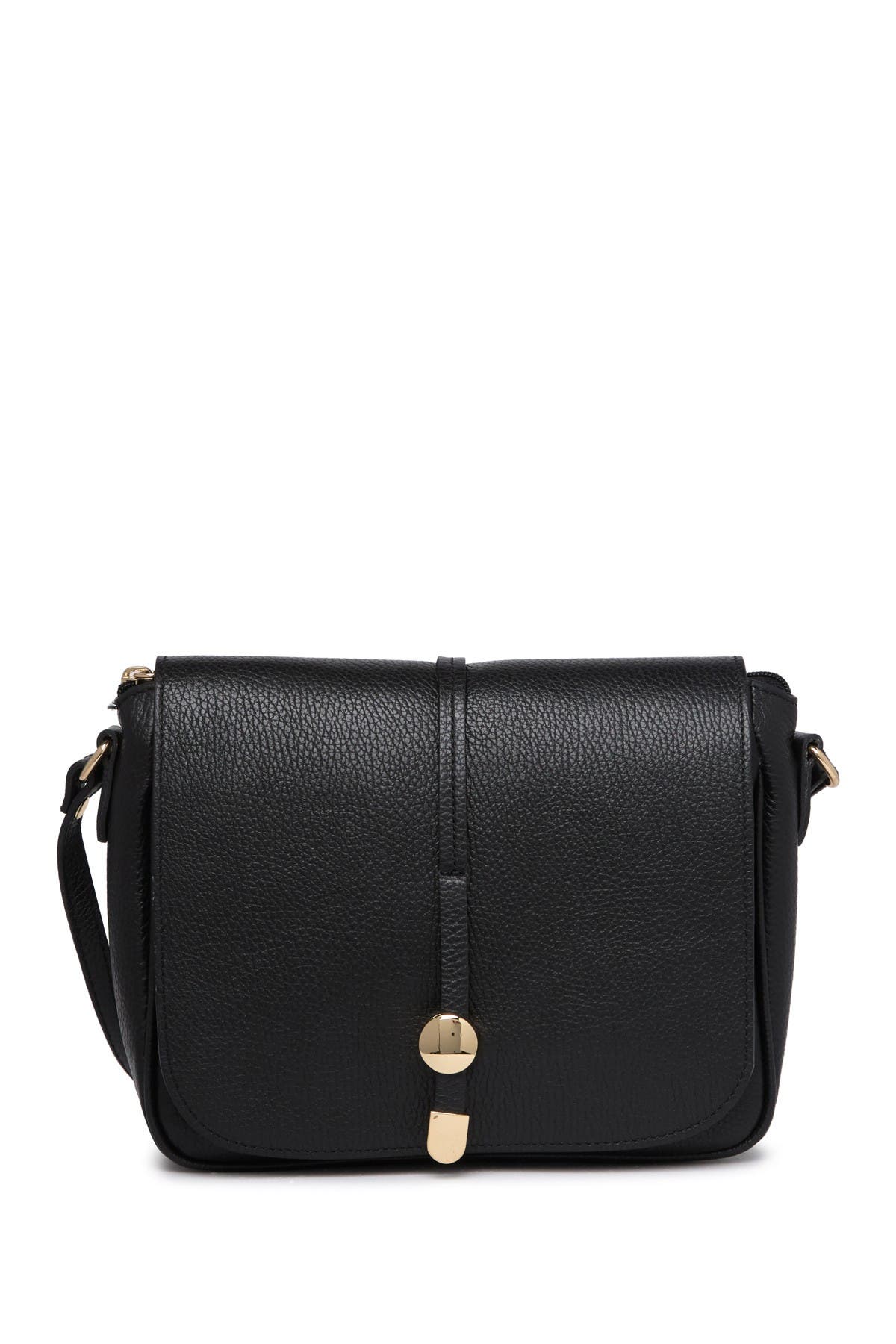 RENATA CORSI Leather Shoulder Bag, Main, color, 