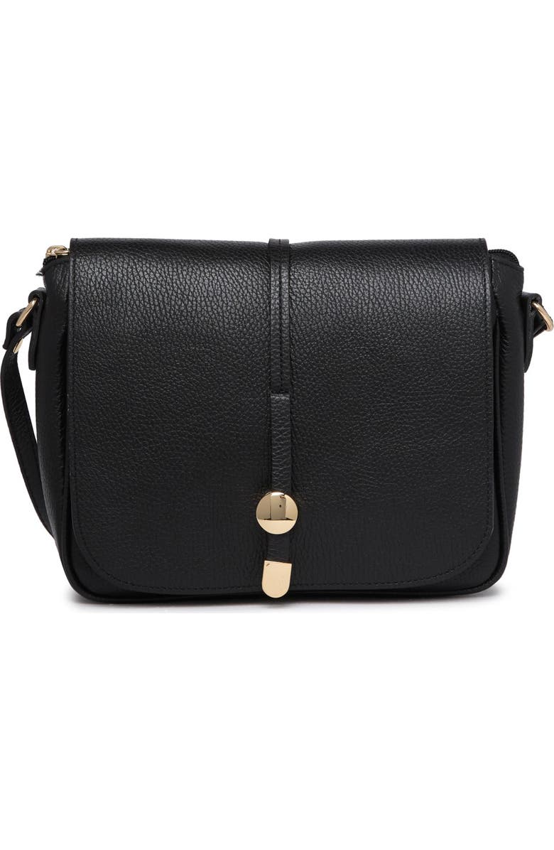 RENATA CORSI Leather Shoulder Bag, Main, color,