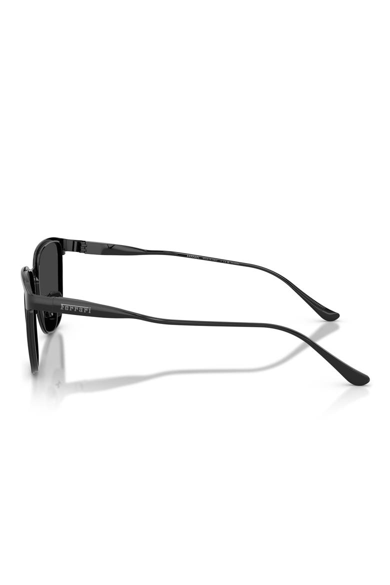 FH1032D 56mm Polarized Square Sunglasses, Alternate, color, BLACK MATTE / BLACK CRYSTAL