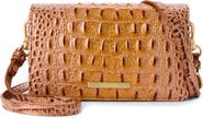 Brahmin Minuette Croc Embossed Leather Crossbody Bag