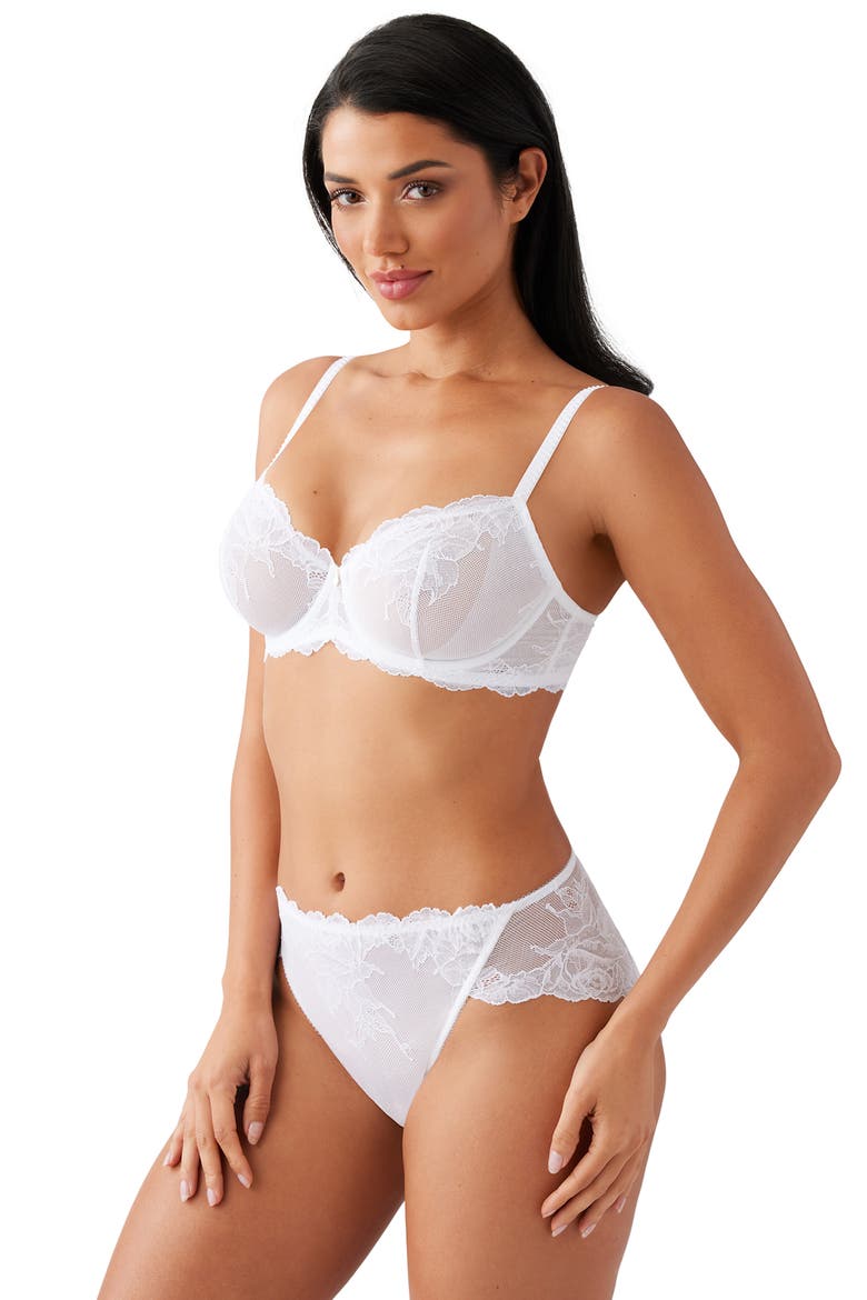 Vivid Attraction High Cut Briefs, Alternate, color, WHITE