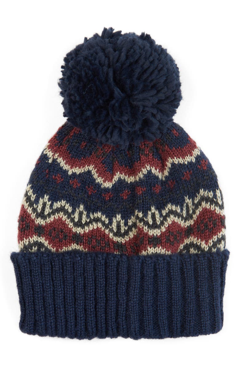 Barbour Case Fairisle Beanie, Alternate, color, 
