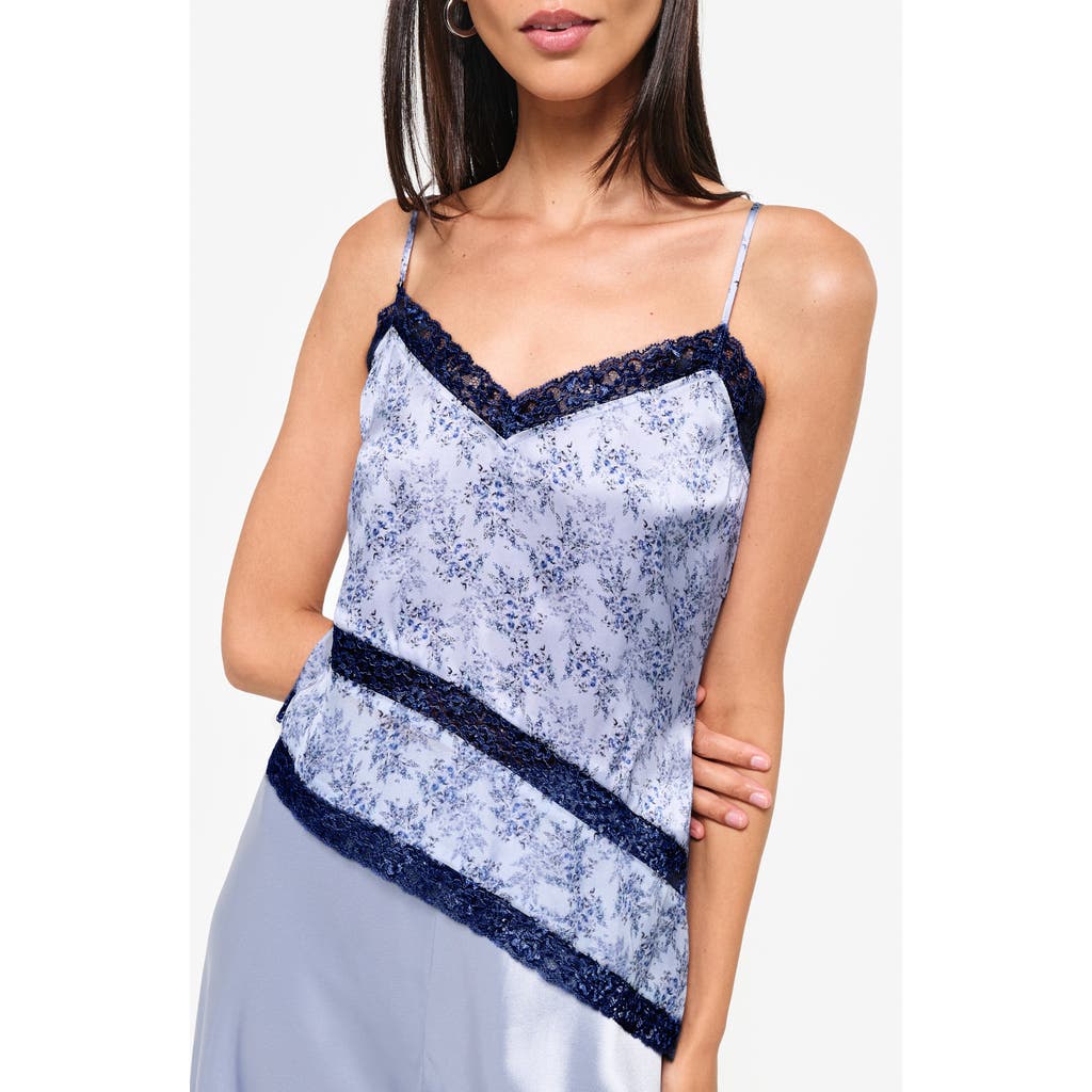 Cami Nyc Auren Lace Silk Camisole In Miniprimavera Shadow