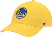 '47 Men's '47 Gold Golden State Warriors Team Clean Up Adjustable Hat