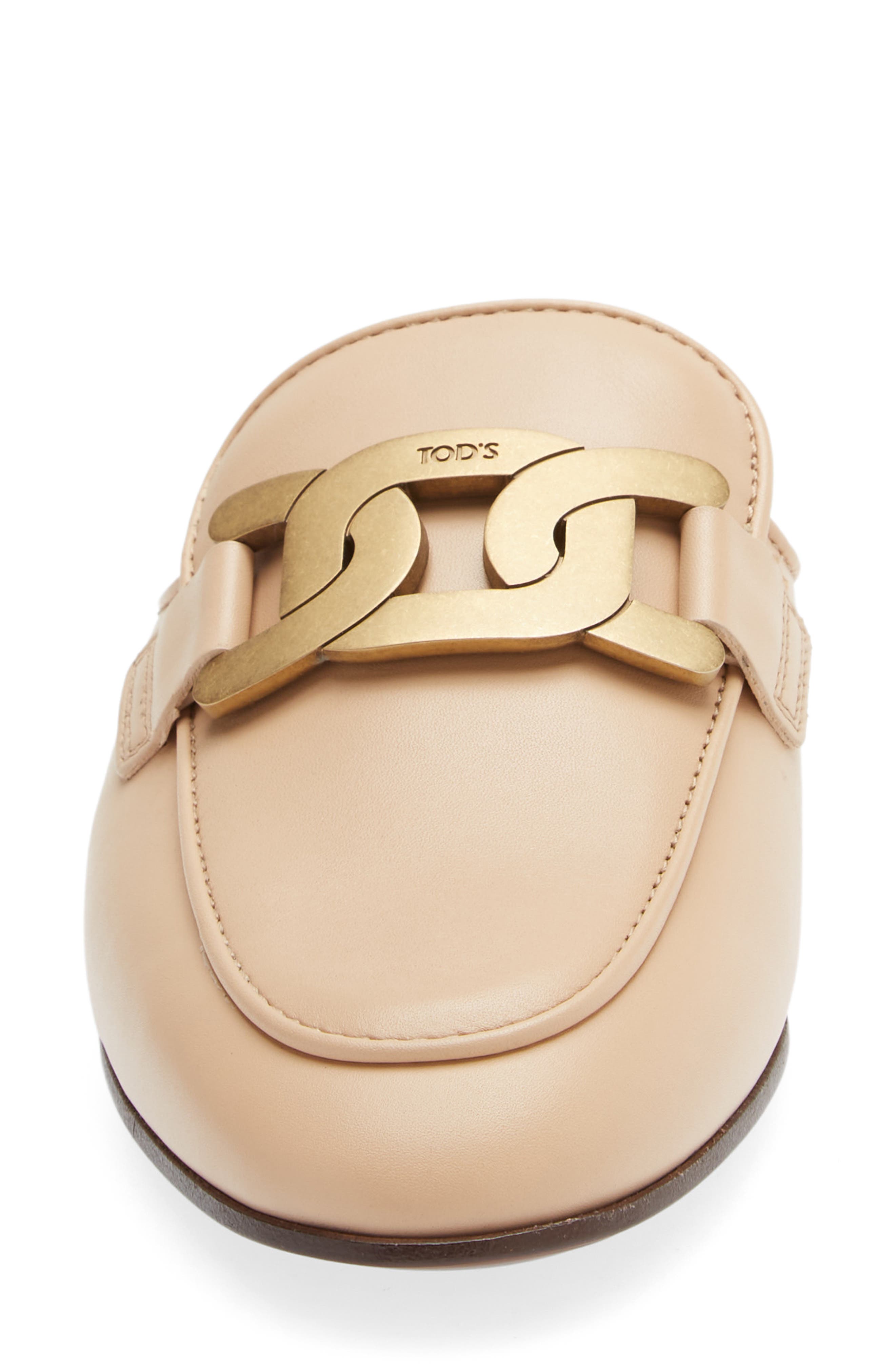 Tod's Kate Chain Loafer Mule, Alternate, color, 