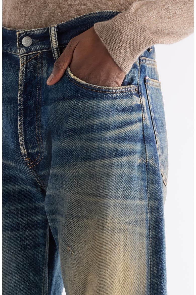 2021M Rocka Wide Straight Leg Jeans, Alternate, color, DARK BLUE