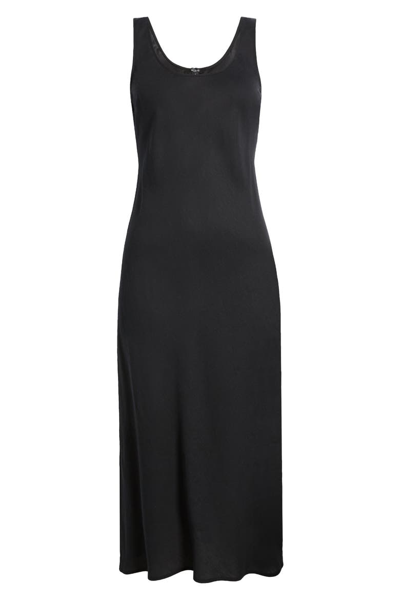 Kailani Sleeveless Midi Dress, Alternate, color, BLACK
