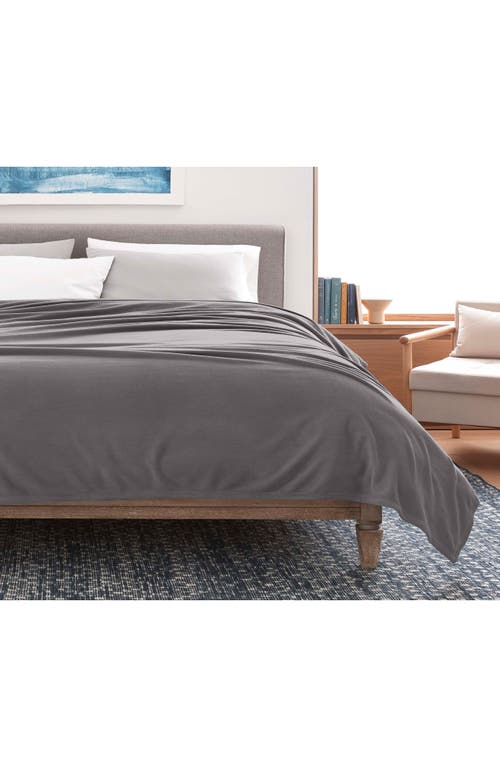 Vellux Microfleece Throw Blanket In Gray