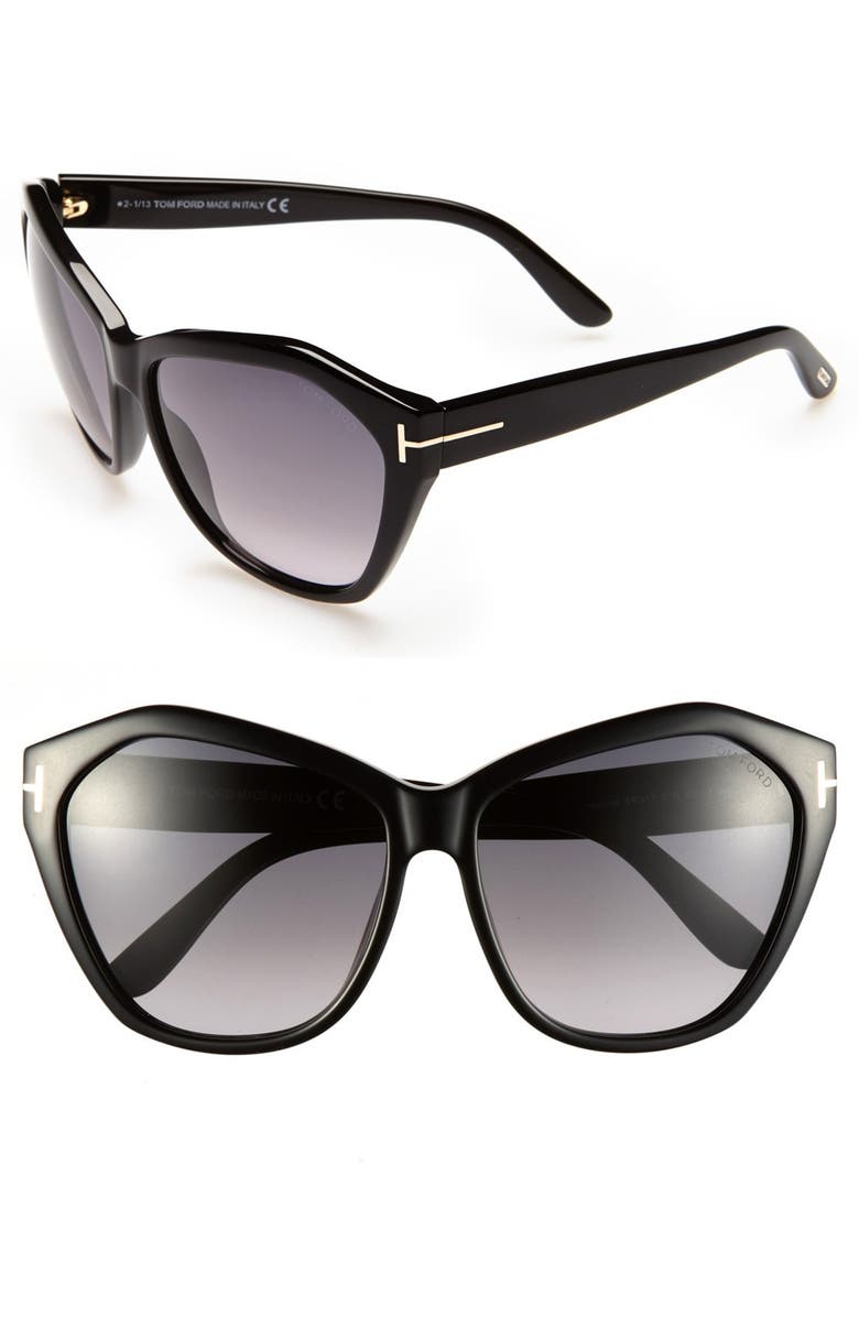 TOM FORD 'Casandra' 61mm Sunglasses, Main, color, 