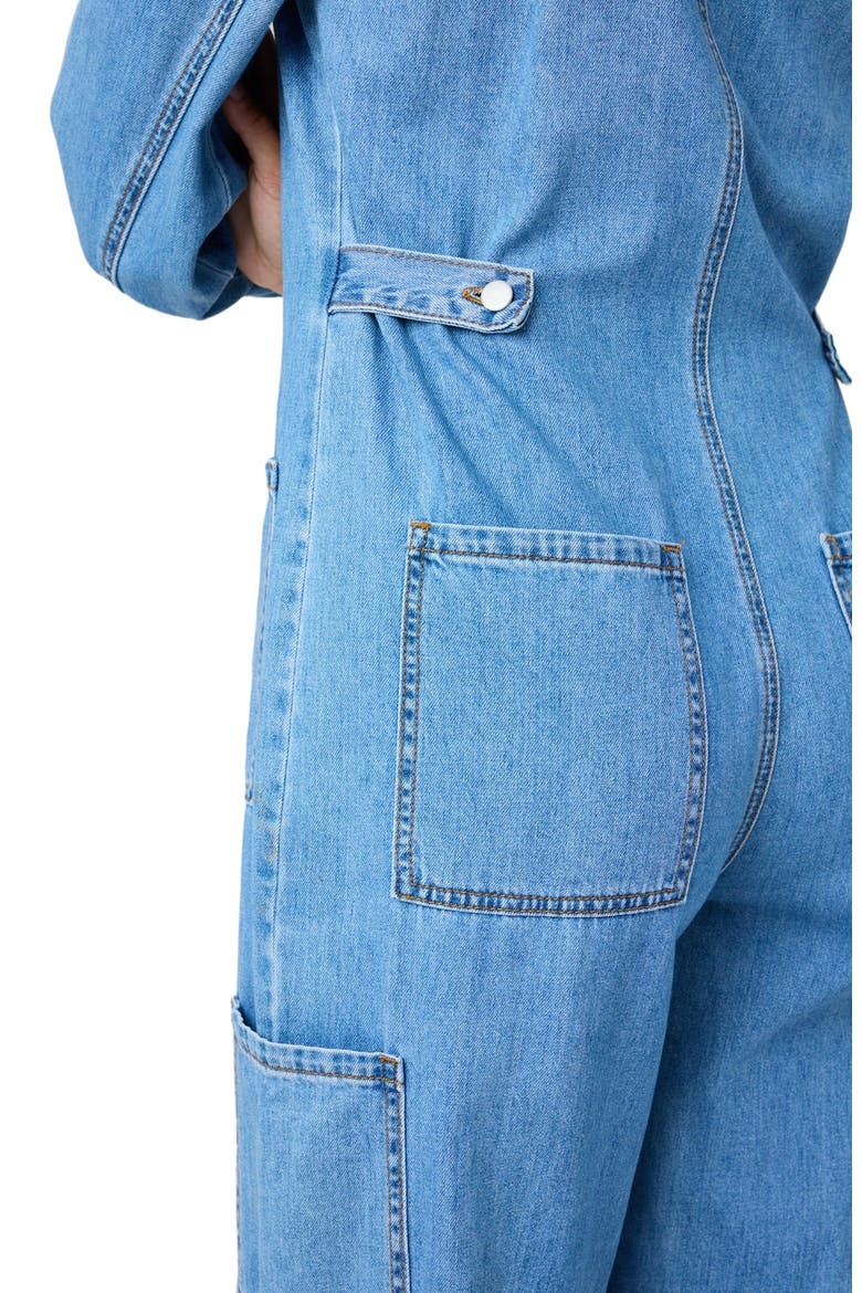 Deanna Wide-leg Distressed Jumpsuit, Alternate, color, Union Sq.