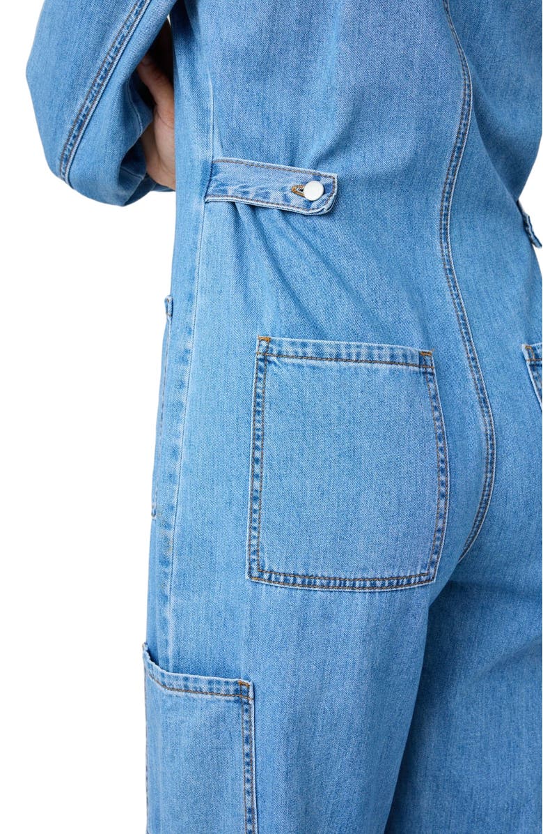 TT Studios Deanna Wide-leg Distressed Jumpsuit, Alternate, color, Union Sq.