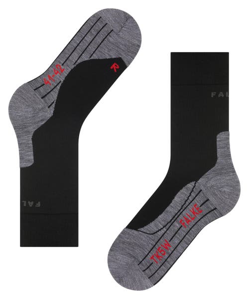 Falke Tk5 Wander Trekking Socks In Black