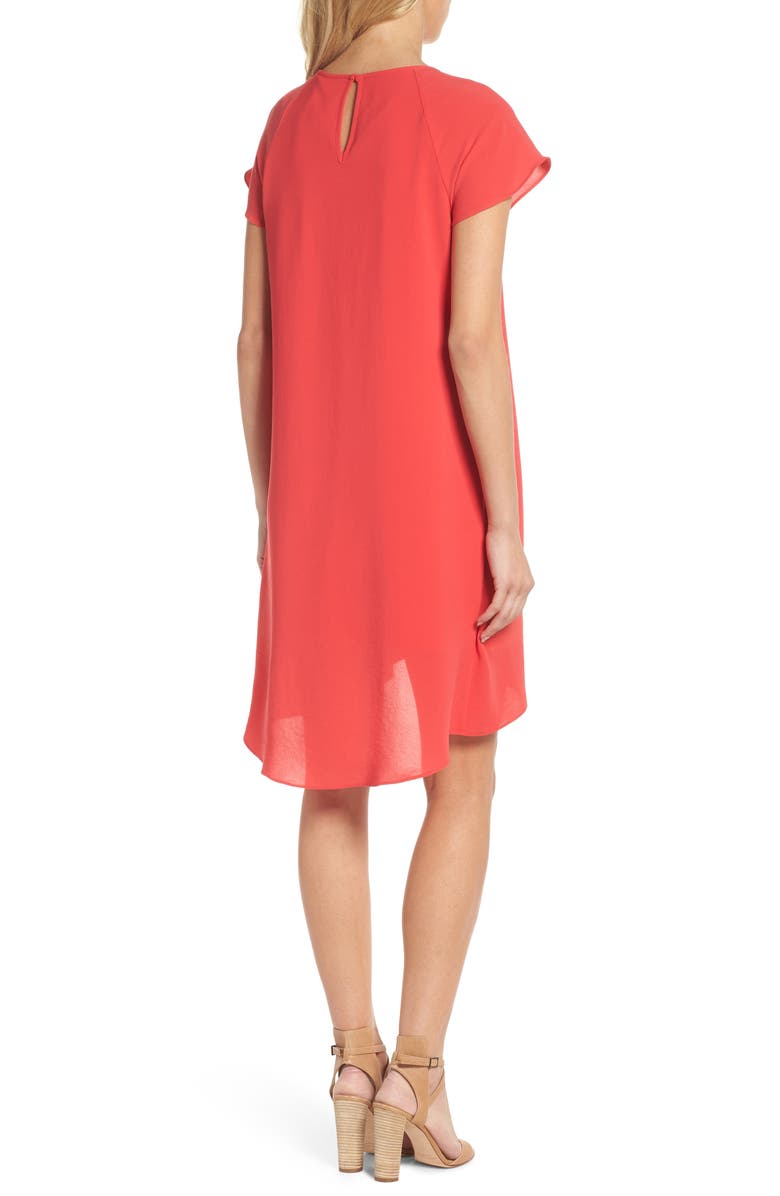 Adrianna Papell Crepe Shift Dress, Alternate, color,