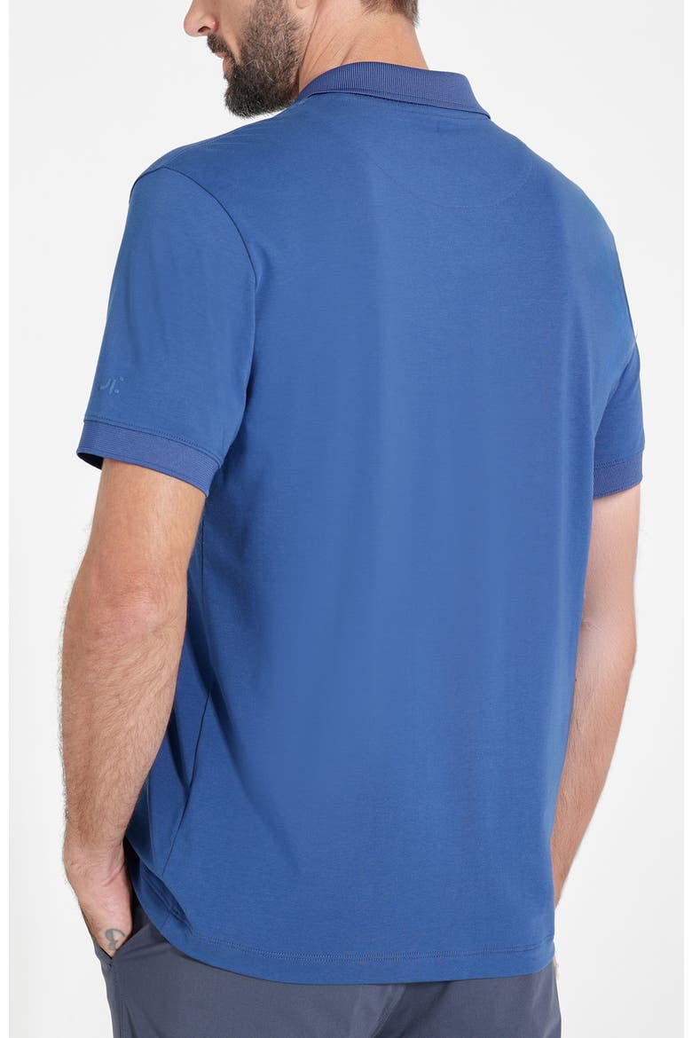 Pima Cotton Tech Polo with UV Protection, Alternate, color, Royal Blue