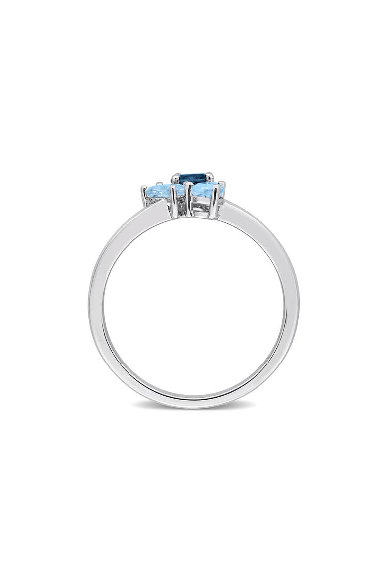 Sterling Silver Blue Topaz Ring, Alternate, color, BLUE