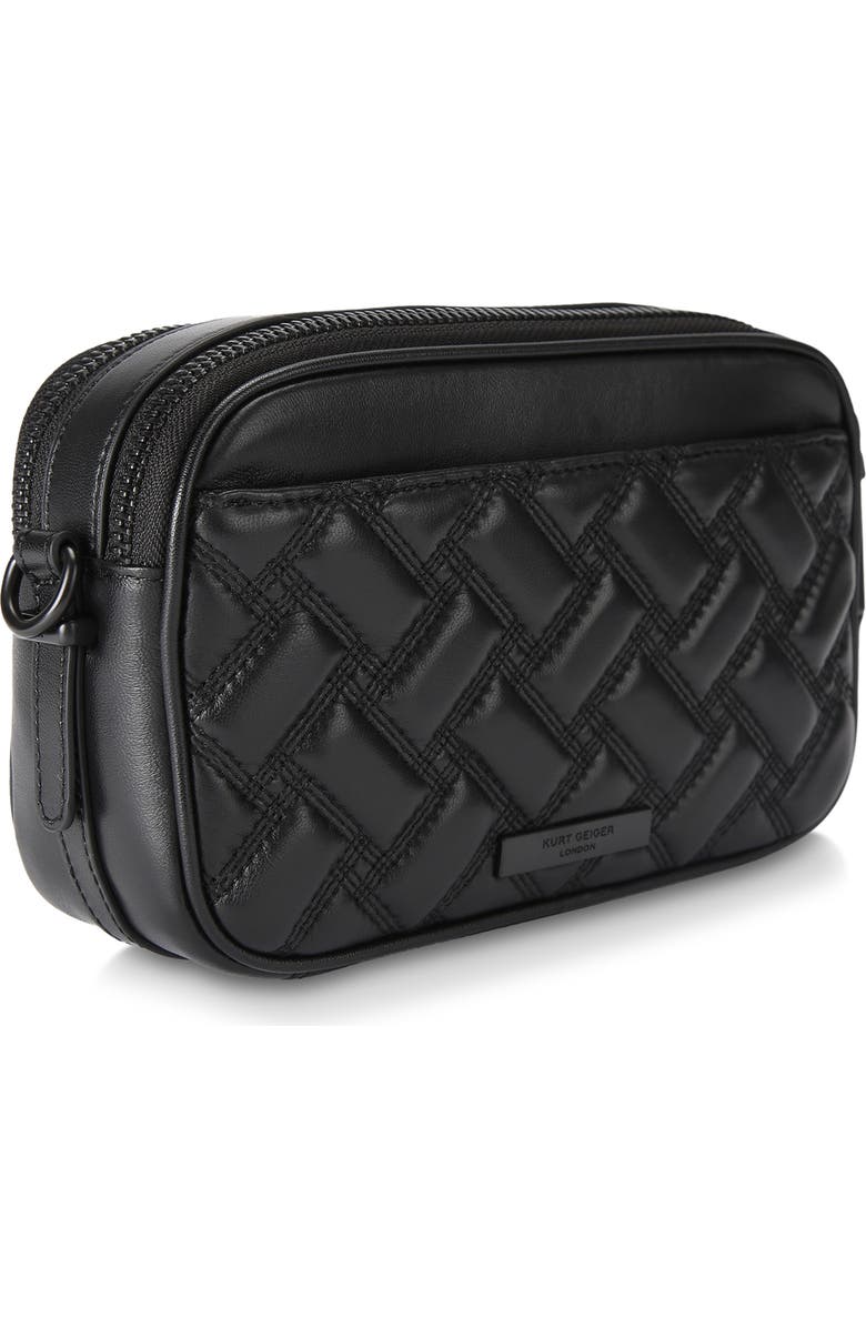Kurt Geiger London Small Kensington Leather Camera Bag, Alternate, color, Black