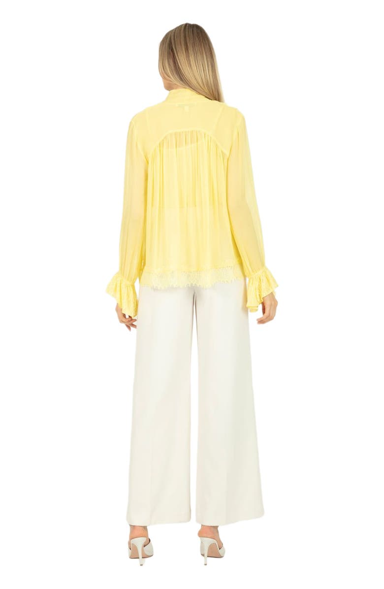 SECRET MISSION Davina Blouse, Alternate, color, Lemon Sorbet