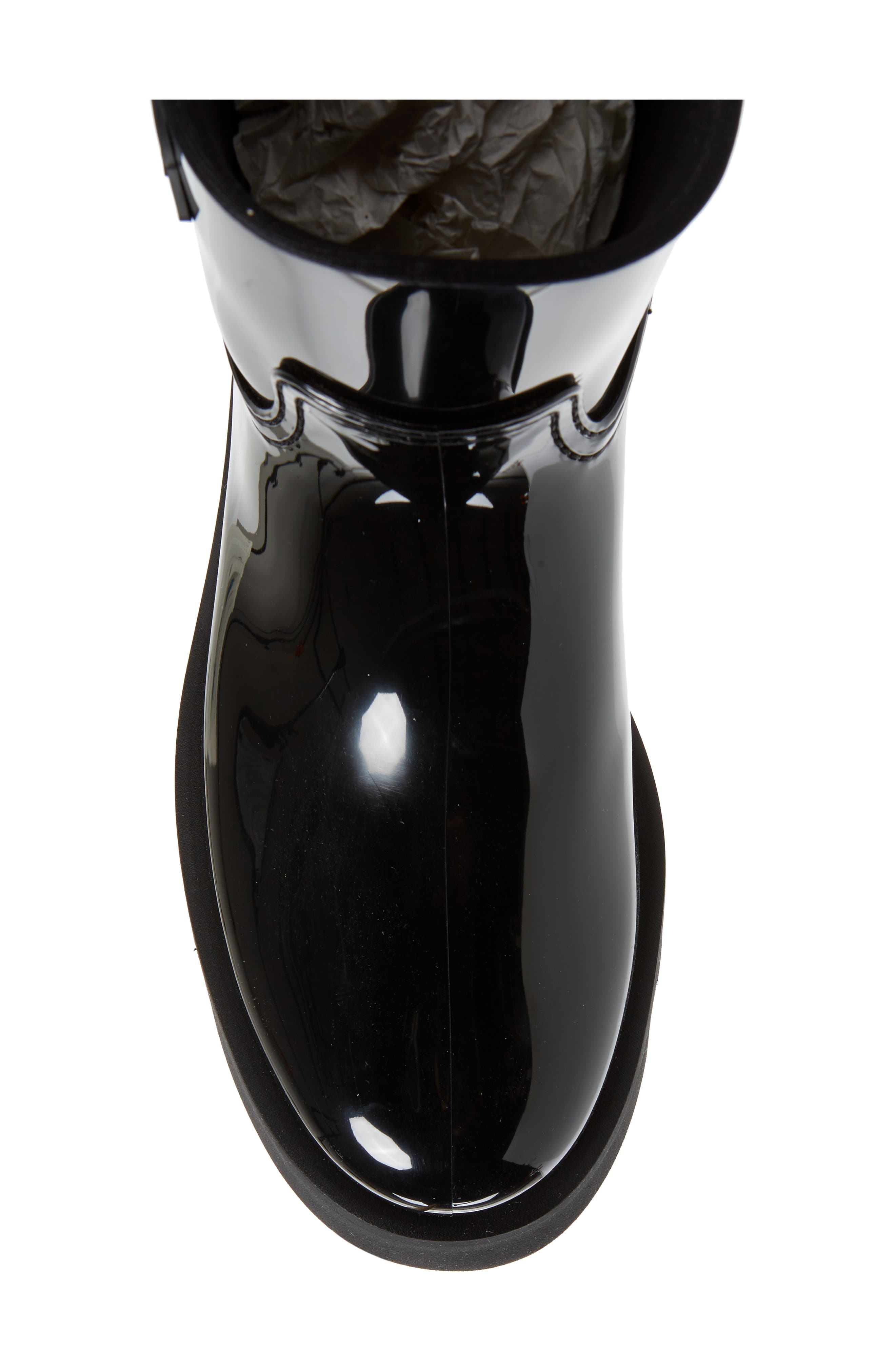 Moncler Ginette Logo Waterproof Rain Boot, Alternate, color, 