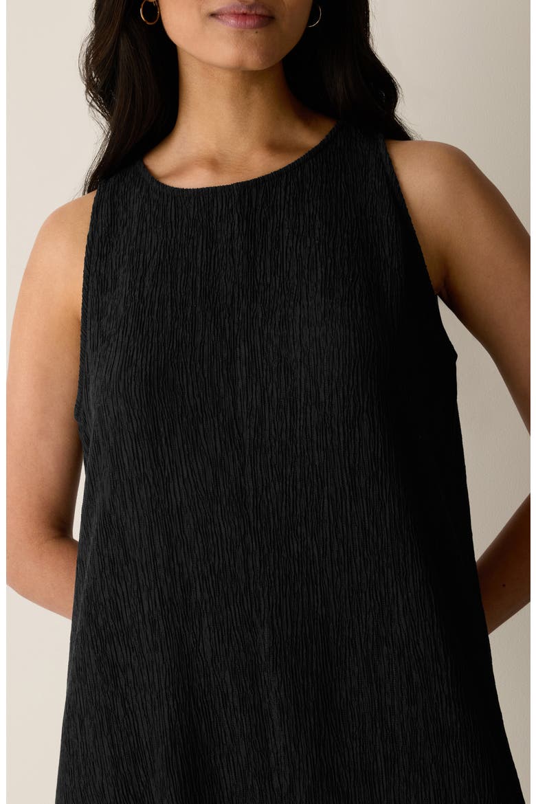 Texture Sleeveless Maxi Dress, Alternate, color, BLACK