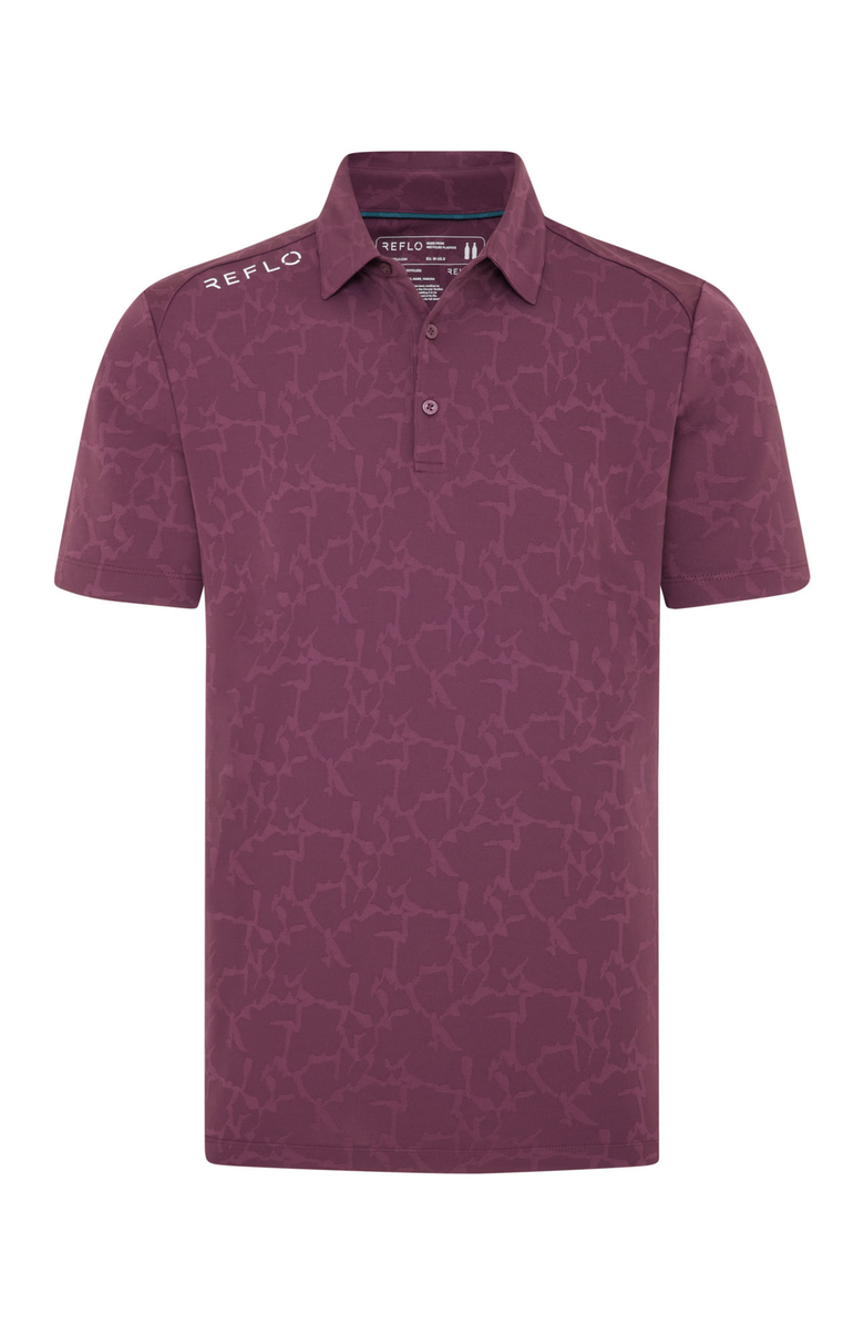 Reflo Yamuna 100% Recycled Material Polo, Alternate, color, Marron Red