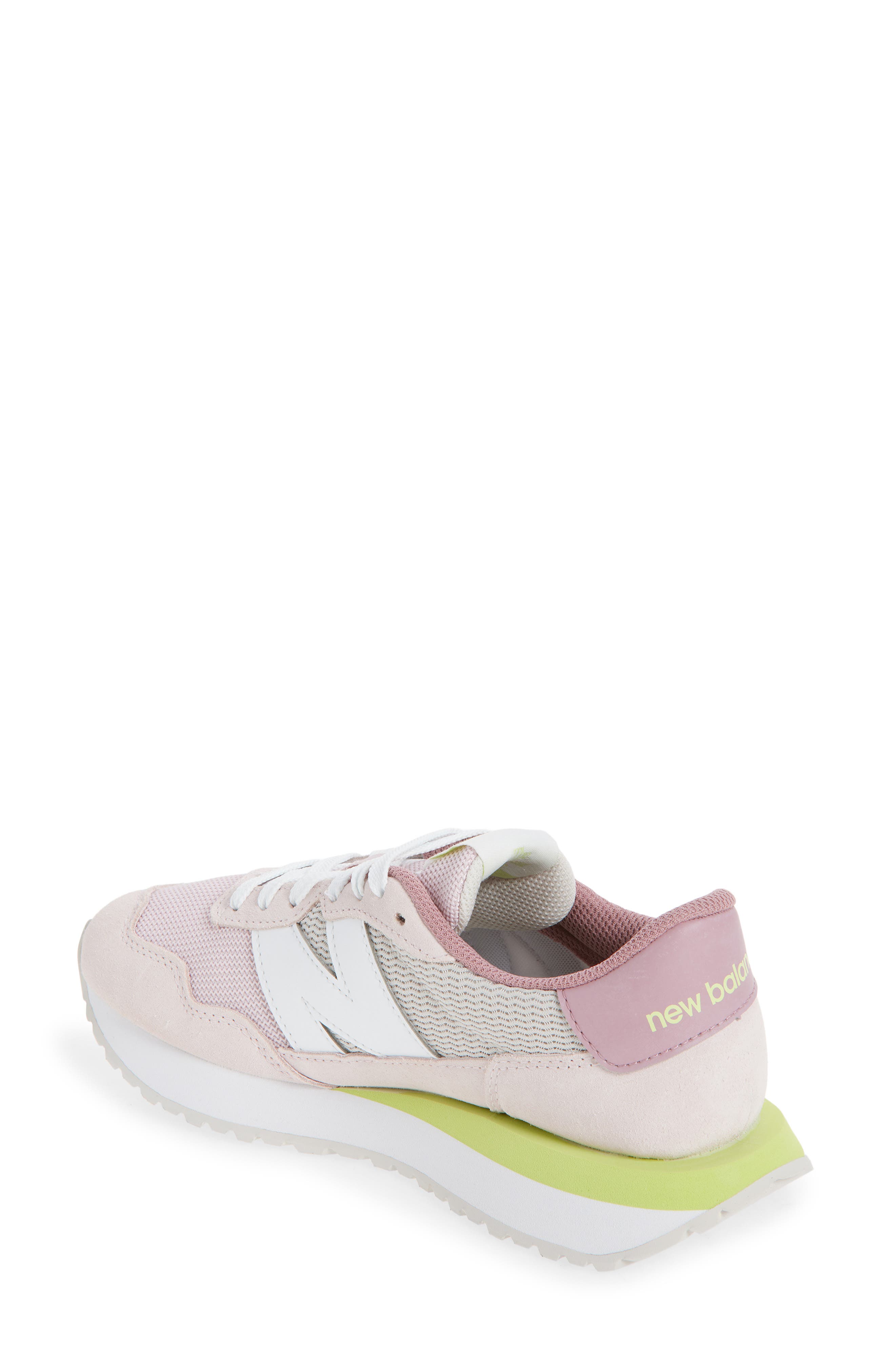 New Balance 237 Sneaker, Alternate, color, Stone Pink/ New Balance White