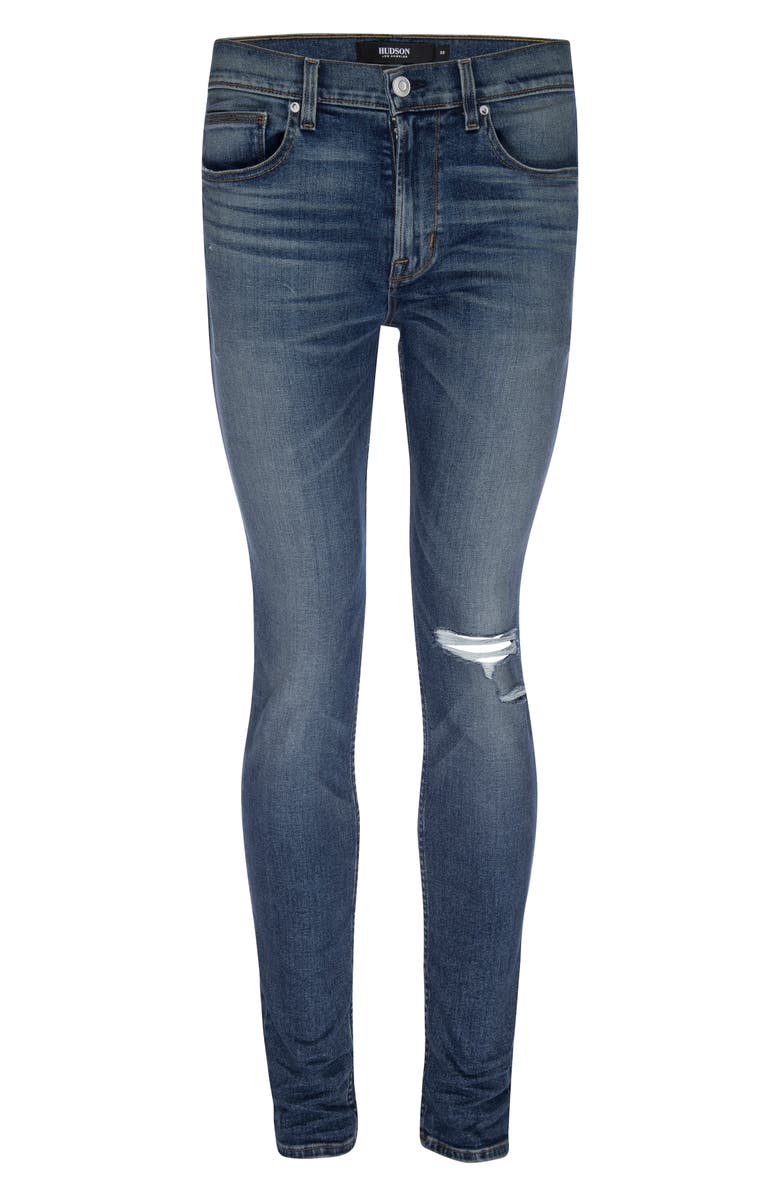 Hudson Jeans Axl Slim Fit Ripped Skinny Jeans, Alternate, color,