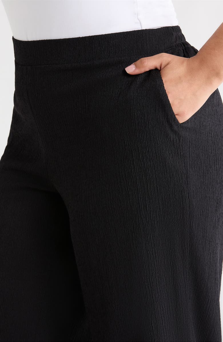 AK ANNE KLEIN Crop Pull-On Pants, Alternate, color, Anne Black