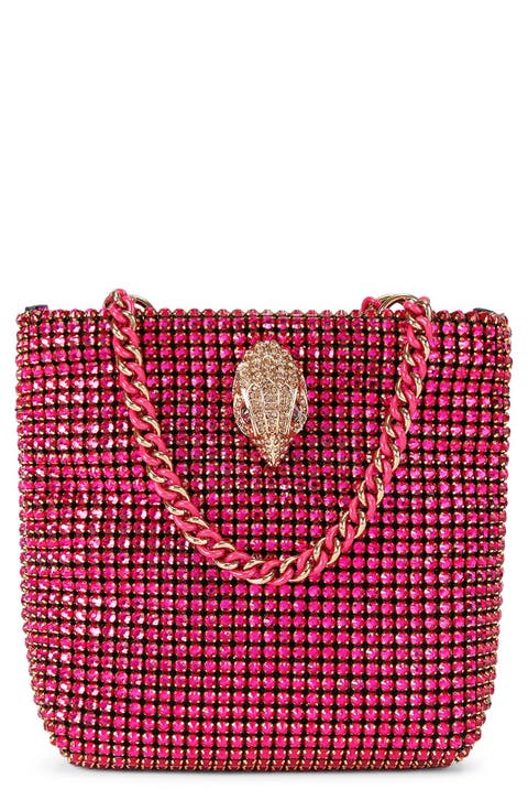 Mini Crystal Embellished Party Tote