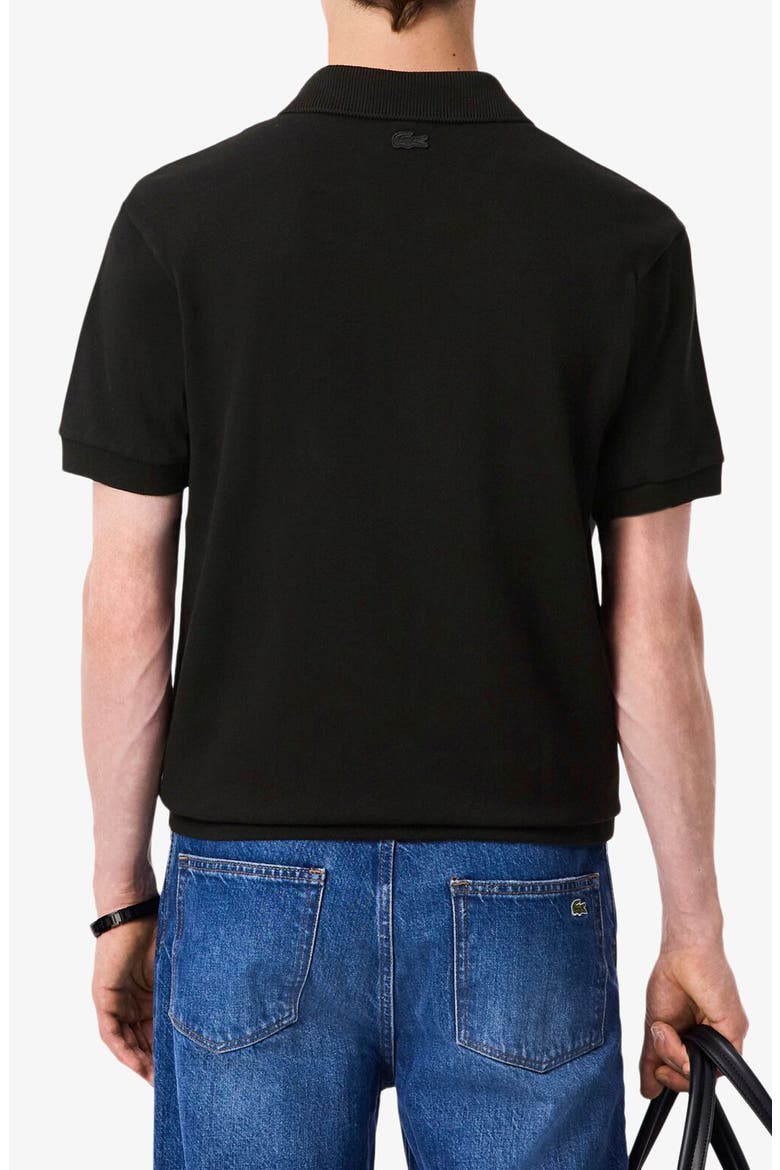 Classic Fit Cotton Polo, Alternate, color, BLACK