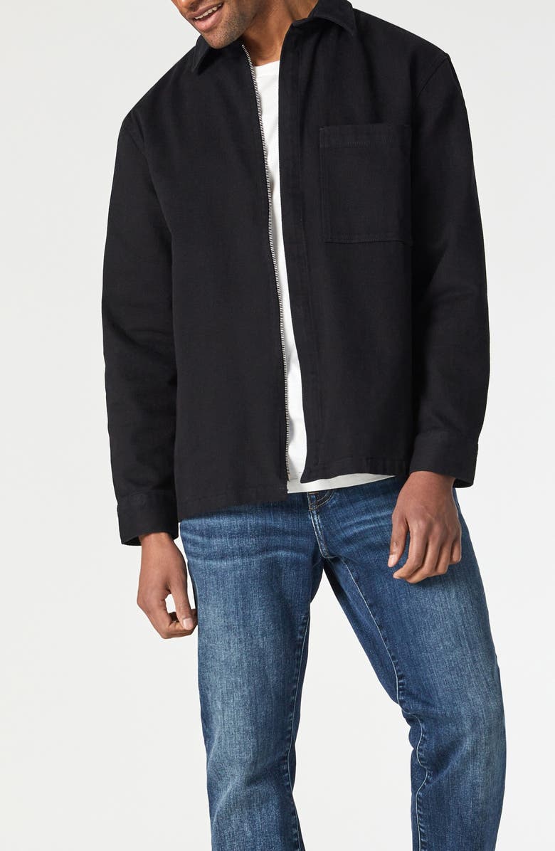 Mavi Jeans Hidden Placket Zip Jacket, Alternate, color, 