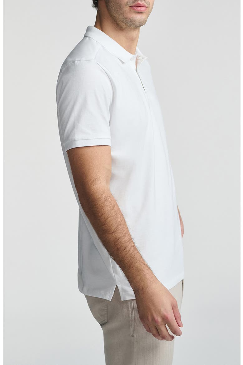Regular Fit Stretch Cotton Polo, Alternate, color, WHITE