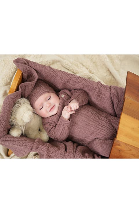 Cable Sweater Footie (Baby)