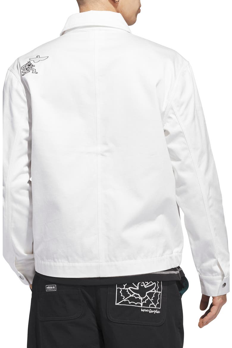 x Skateboarding Mark Gonzales Jacket, Alternate, color, CORE WHITE
