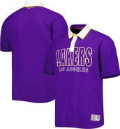 TOMMY JEANS Men's Tommy Jeans Purple Los Angeles Lakers Stanley Pique Polo