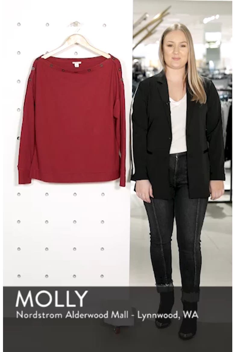 Button Neck Tee video