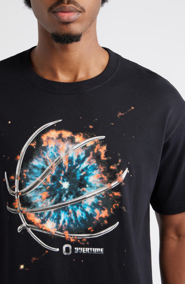 OVERTIME Chrometeam Graphic Cotton T-Shirt, Alternate, color, Black