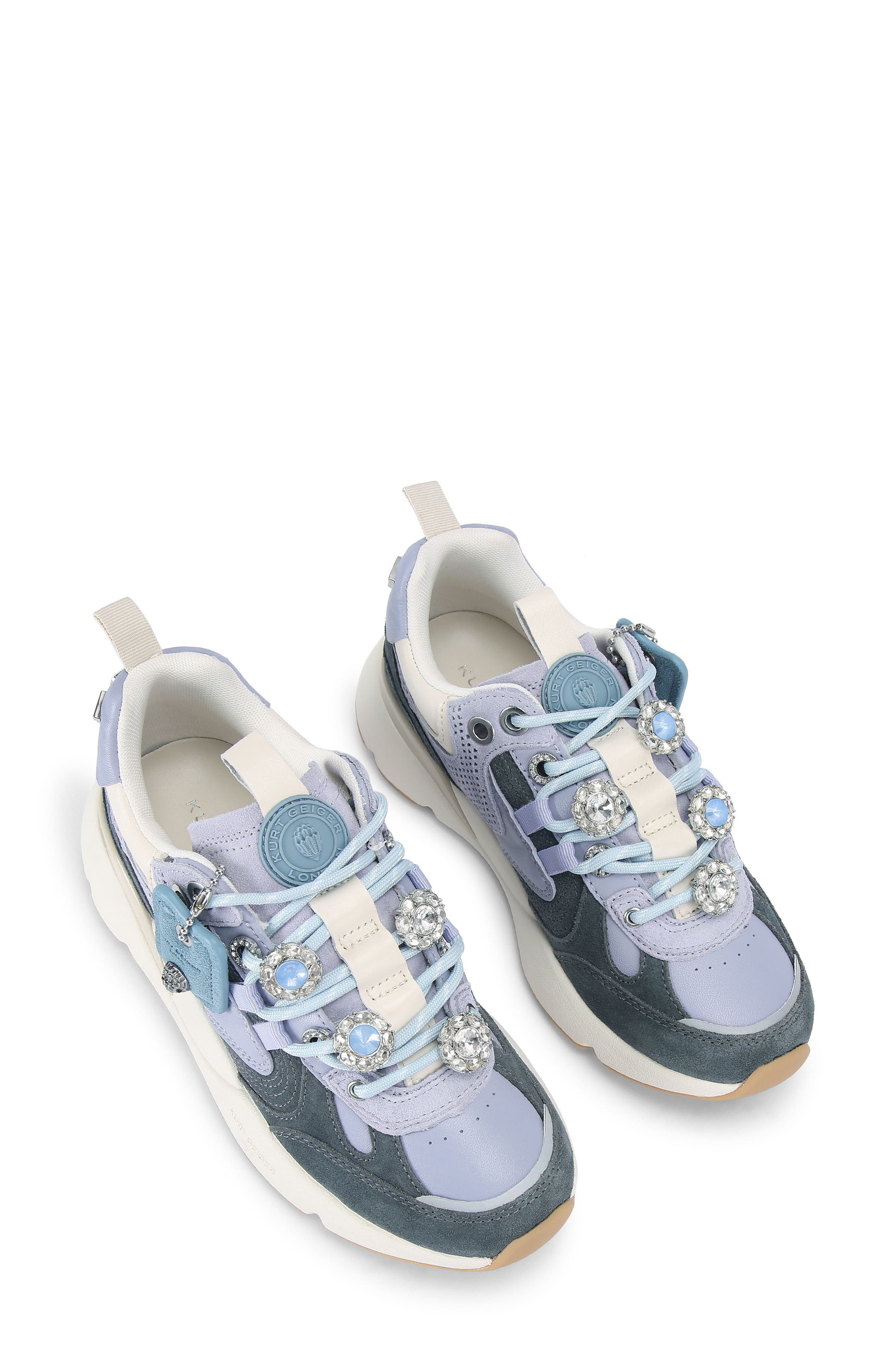 Kurt Geiger London Kurt Chunky Sole Sneaker, Alternate, color, Light/ Pastel Purple