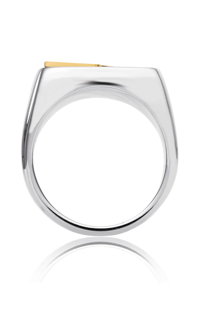 DC Comics Stainless Steel Justice League Superhero Logo Ring Jewelry, The Flash, Size 10, Alternate, color, Silver, Red