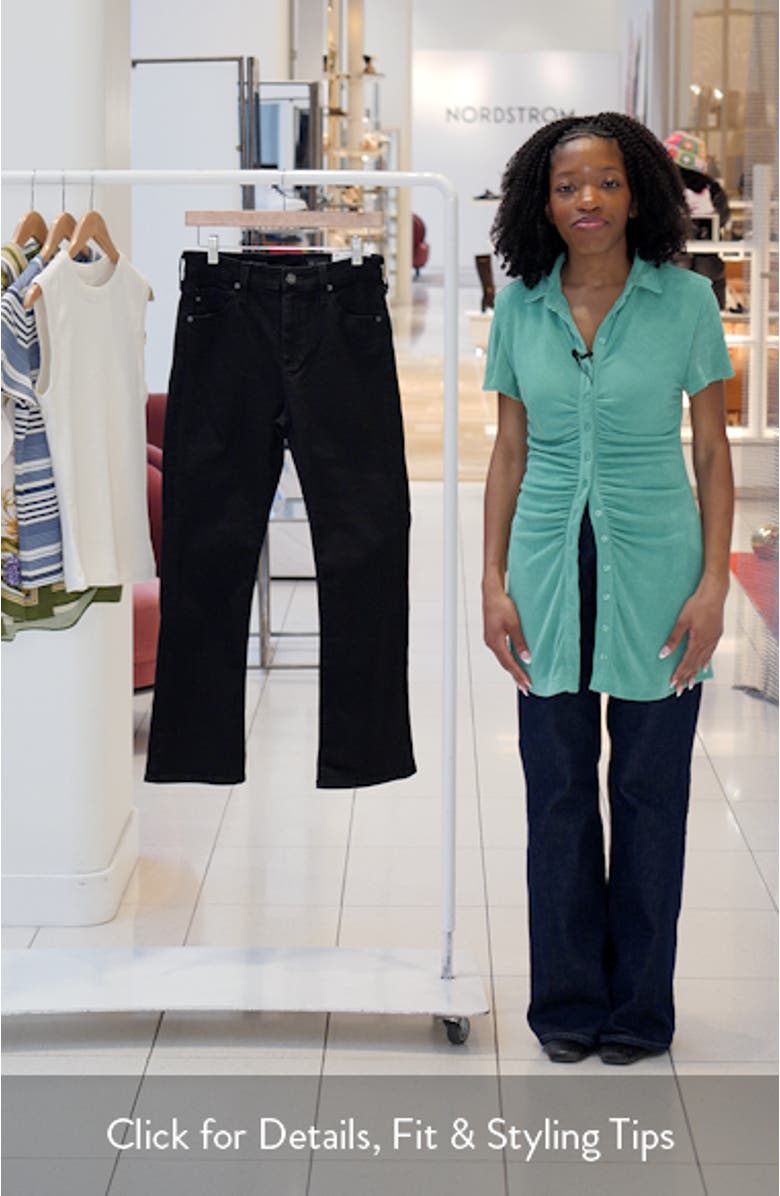 Farrah High Waist Crop Bootcut Jeans, sales video thumbnail