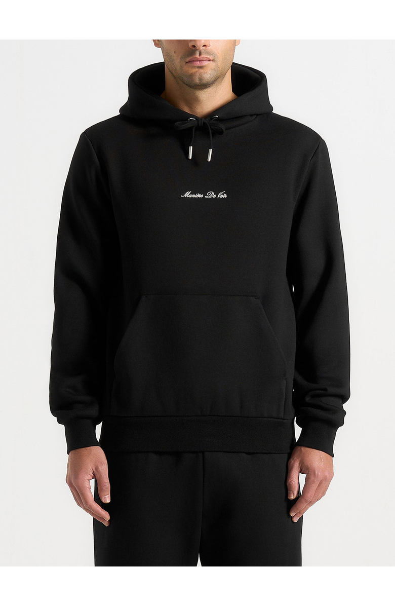 Manière De Voir Signature Regular Fit Hoodie, Alternate, color, Black