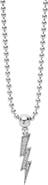 LAGOS Caviar Spark Lightning Bolt Diamond Pendant Necklace