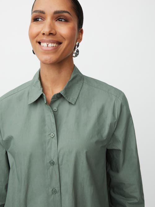 Masai Copenhagen Maingebeth Long Sleeve Oversize Shirt In Green