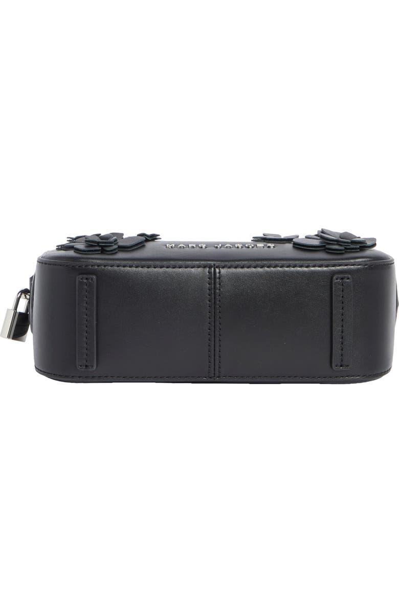 Marc Jacobs Daisy Appliqué Small Shoulder Bag, Alternate, color, Black