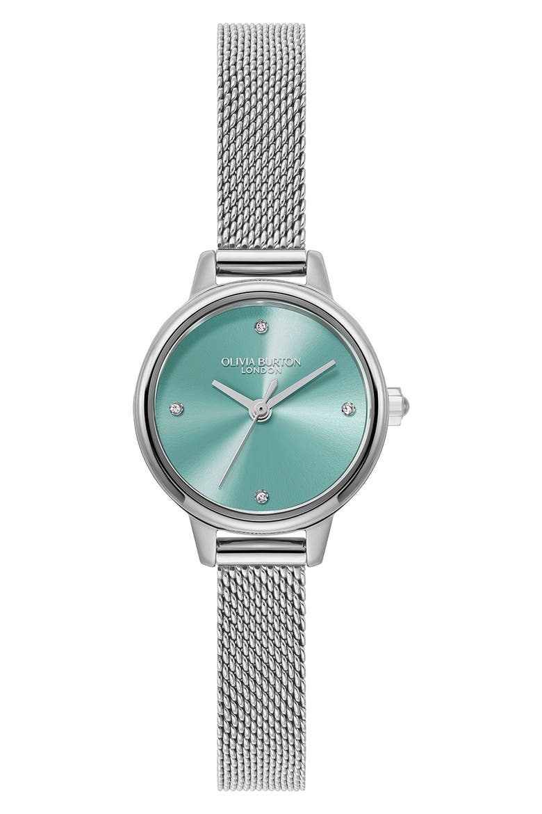 Mini Classic Mesh Strap Watch, 23mm, Main, color, BLUE